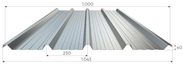 Alluminio preverniciato Lamiera preverniciata Rame Aluzinc 146 LASTRA GRECATA profilo Dach