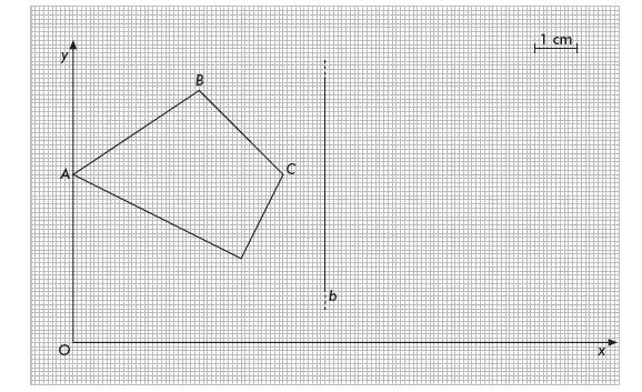 Disegna il simmetrico, rispetto alla retta r, della figura F.