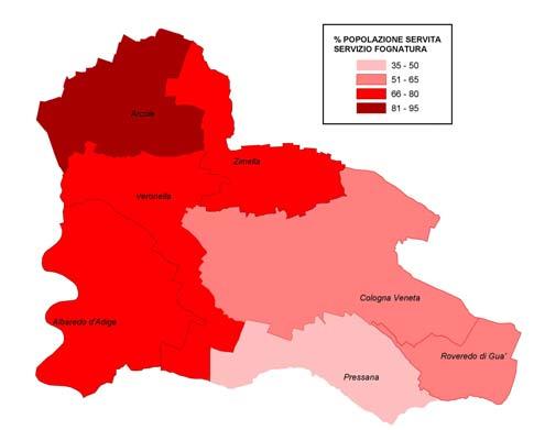 5.3.2.2 Agglomerato Cologna Veneta Fanno parte dell agglomerato 29034 Cologna Veneta i Comuni di Albaredo d Adige, Arcole, Cologna Veneta, Pressana, Roveredo di Guà, Veronella e Zimella.