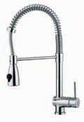 23 stick SK 177 Miscelatore lavello PROFESSIONAL con doccetta bombata 2 getti PROFESSIONAL one-hole sink mixer with