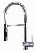 mixer with two-spray luxury hand-shower SK 179 Miscelatore lavello PROFESSIONAL con doccetta ABS Minimal 2 getti