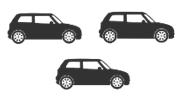 per km generate da auto per uso passeggeri(gco 2 per km-2017) 113g/km ITALIA 530