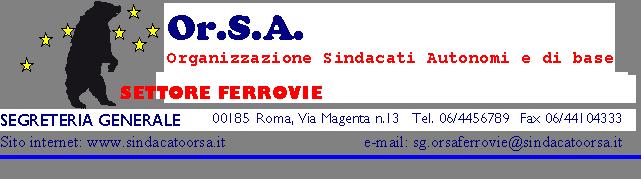 Roma, 24 gennaio 2011 Prot. n. 21 /S.G./Or.S.A Società - F.S. S.p.A. Ing. Mauro Moretti Trenitalia S.p.A. Dott. Vincenzo Soprano TLN Dott. Giuseppe Biesuz Commissione di Garanzia L. 146/90 p.c. Ministro delle Infrastrutture e dei Trasporti Loro Sedi Oggetto : rettifica norme tecniche sciopero inviate con nota prot.