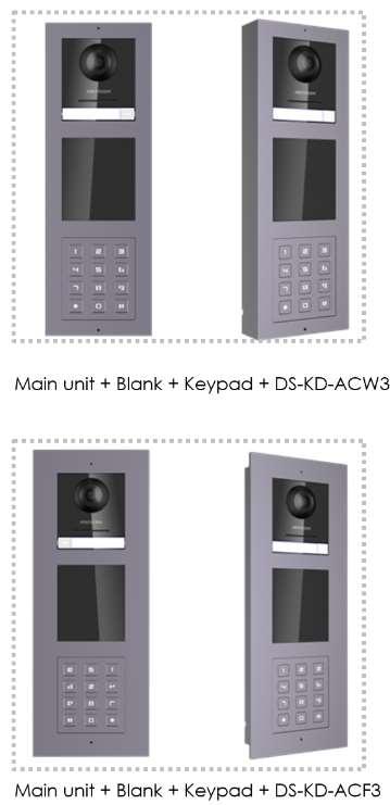 + modulo cieco + tastiera + DS-KD-ACW3 Mod. Princip.