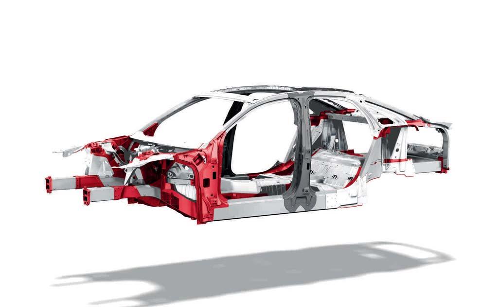 Audi Space Frame (ASF) Componenti pressofusi in alluminio: i componenti strutturali pressofusi consentono la massima libertà di design e d integrazione funzionale.