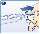 controllo del flusso Selettore della dose Ago (esempio) Cappuccio esterno dell ago Cappuccio interno