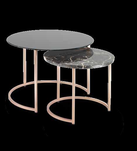 cin-cin design Danilo Bonfanti e Gabriele Moscatelli design Studio Tecnico Pacini & Cappellini henry Coffee table cod. 5455 Photo: cm. ø 45xh.37 ø 60xh.