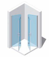 108 How to compose standard items many solutions of shower enclosures. Ex.