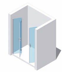 109 Ex.: Shower door for niche art. 50300 pag.