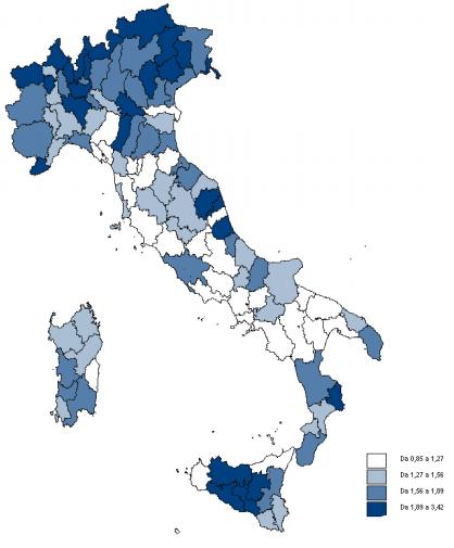 Tassi di immigrazione e di