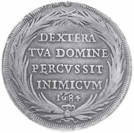 Innocenzo XI (1676-1689) Piastra 1684 A.