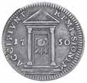 1747 - Chiavi decussate e legate - R/ Scritta - Ser.