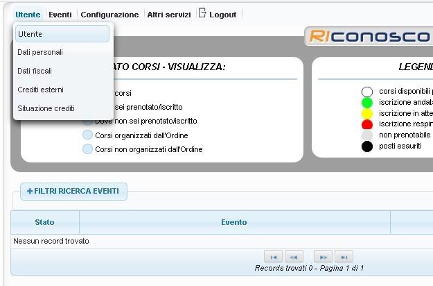 Guida al caricamento sulla piattaforma Riconosco dei Crediti conseguiti nel 2017 pag.