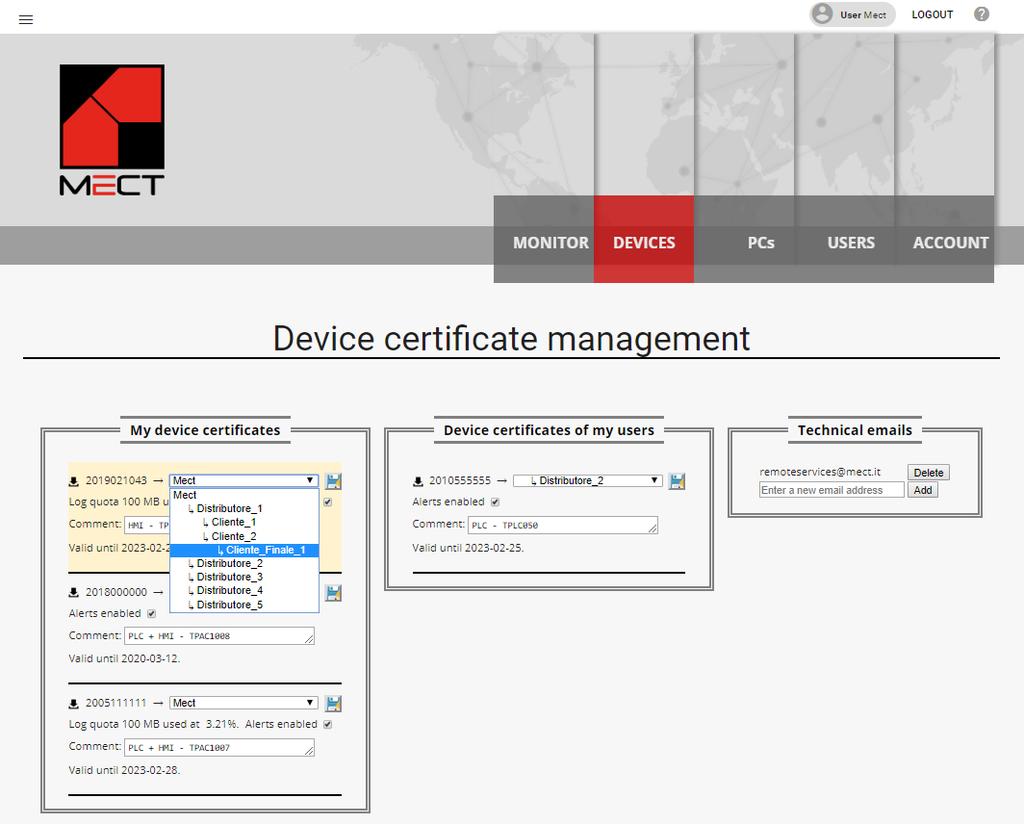 smily Connessione Remota e Monitoring 24/7 Gestione privilegi