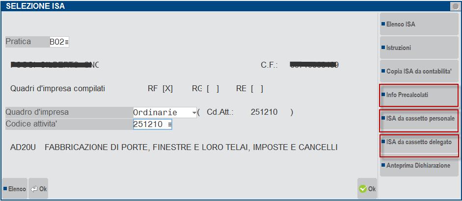 È possibile acquisire automaticamente i dati dell incaricato e incaricante (Utenza di lavoro) utilizzando il tasto Predefiniti [F5].