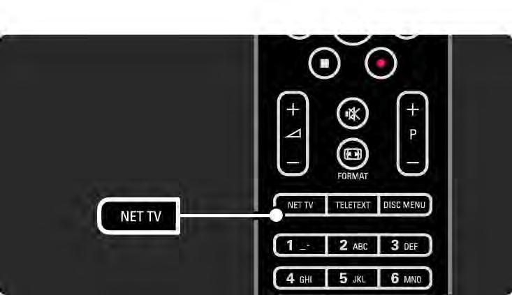 2.8.4 Effettuare una ricerca in Net TV 1/6 Per scorrere Net TV, chiudere il manuale d'uso e premere Net TV sul telecomando oppure selezionare Ricerca in Net TV dal menu Home e