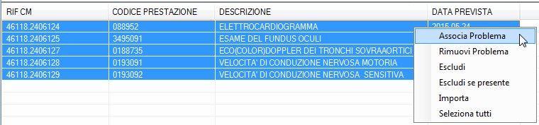 Procedere col tasto destro del mouse e fare click su Seleziona tutti