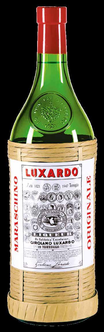 Maraschino Luxardo Originale Liquori Luxardo, classici d autore È prodotto ancor oggi secondo la speciale formula creata da Girolamo Luxardo nel 1821.