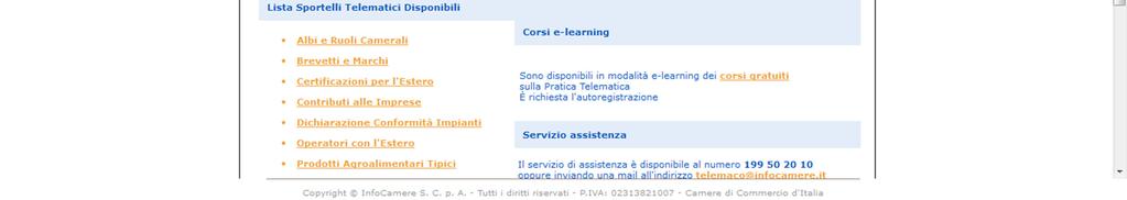 SERVIZI E-GOV > SPORTELLI TELEMATICI(ALL