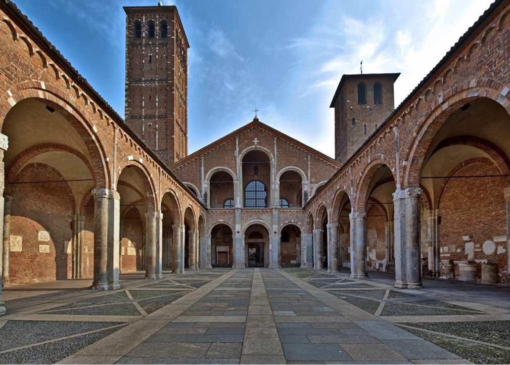 BASILICA SANT AMBROGIO La basilica di Sant'Ambrogio, il cui nome completo è basilica romana minore collegiata abbaziale prepositurale di Sant'Ambrogio, è una delle più