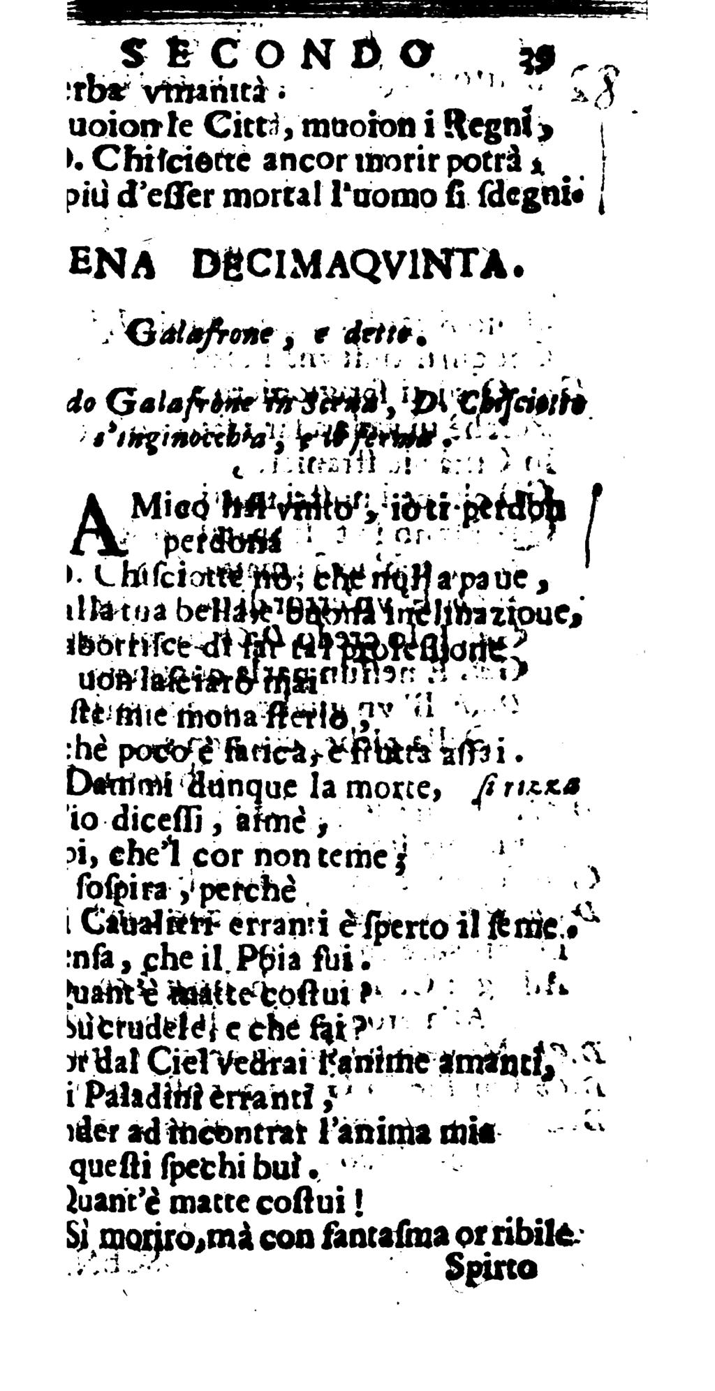 rrbfvń'nńiràw SECONDO. 'f "l" a» и з uoion le Città, muoion i Regal; D. свисает ancor morir potrà д.. più d eß"cr mortal Pu'omo ñ. Гагат. ENA насытить. Тещин: We NUS L.l вы. ватт: @unì тигле'еды; L.