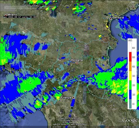 andando ad interessare dapprima la costa del Ferrarese e, successivamente, la pianura