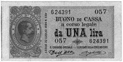1181 1182 1184 1185 1181 BUONI DI CASSA - Umberto I (1878-1900)