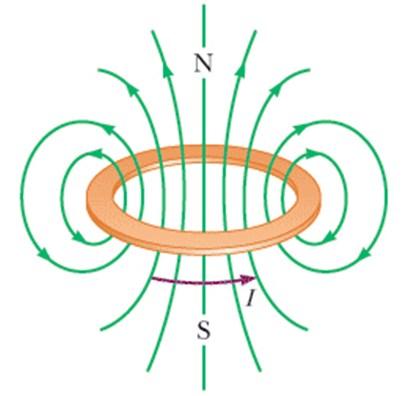 Osservazioni: Anaogia con i campo eettrico di un dipoo Campo magnetico generato da una spira in cui circoa una corrente I in un punto a distanza x>>r Definiamo i vettore momento magnetico: con