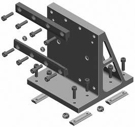 16 Easy2Combine, Set di collegamento Per la combinazione: CKP / CKP Materiali: Bussola di centraggio Piastra di collegamento Acciaio inox Alluminio