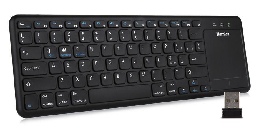 WIRELESS SMART TV KEYBOARD Tastiera Wireless RF 2.