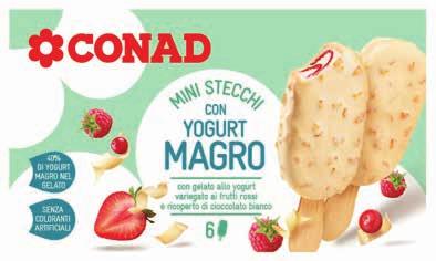 6,57 MINI STECCHI CON YOGURT MAGRO gelato allo yogurt