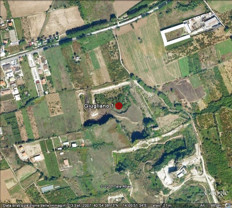Figura 3- Immagine aerea con indicazione del sito 3.2. Zonizzazione sismica Nell'ordinanza n.