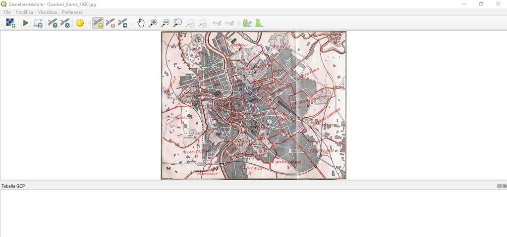 Ora dobbiamo comunicare al software le coordinate di alcuni punti dell immagine.