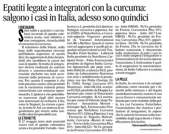 29/05/2019 Il Messaggero Contatti