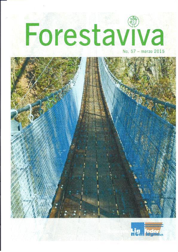 Rivista Forestaviva La voce della filiera bosco-legno 2015: pubblicate 4 edizioni