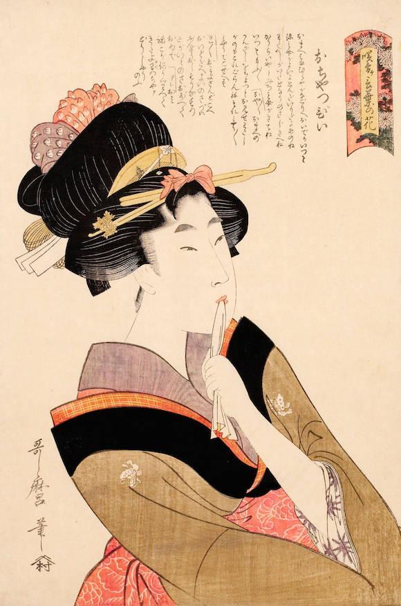 Kitagawa Utamaro 1753-1806 - La Ragazza Precoce 1802 L ultima sezione ospita invece i Manga di Hokusai, 14 compendi del maestro destinati ai giovani allievi con l obiettivo didattico di formarli e di