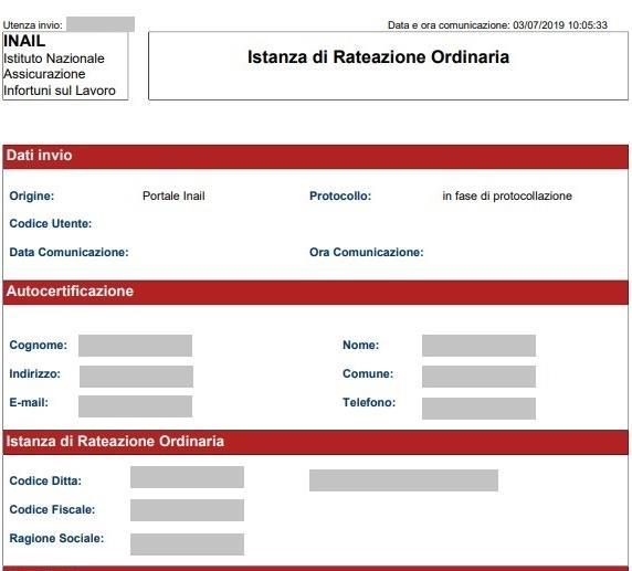 Nella maschera di riepilogo il pulsante INDIETRO riporta alla schermata precedente, mentre il link Anteprima ricevuta consente di eseguire il download dell istanza inserita in formato.pdf (Figura 3.