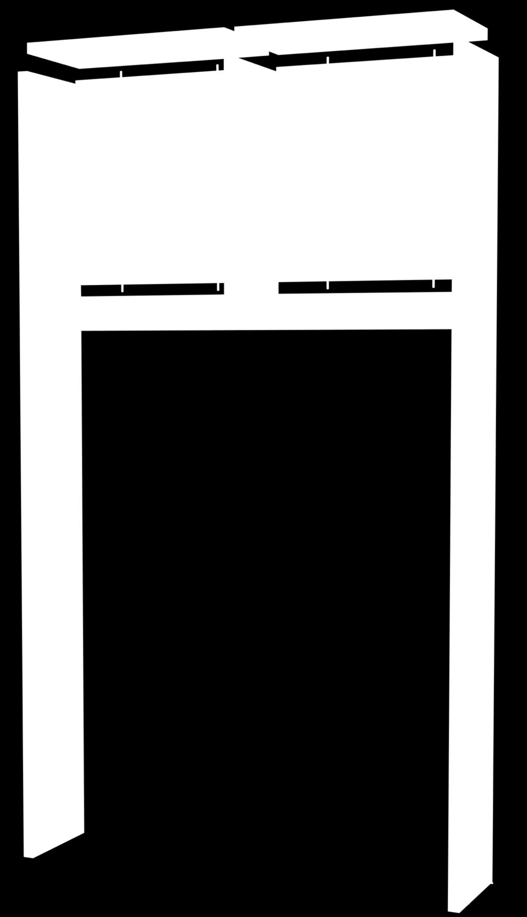 COMPOIZIONE CON O ENZA ACCEOI - MODULO PONTE - INIZIALE (/6) i 8 8 EAY ITUZIONI DI MONTAGGIO ono sempre necessarie persone