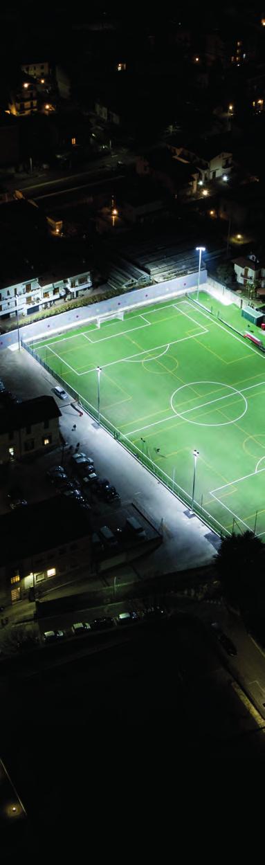 Un impianto che si ripaga da solo DIGITAL SPORT INNOVATION mette a tua disposizione i sistemi GEWISS di illuminazione a LED: un investimento di qualità, con benefici garantiti e tangibili.