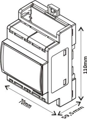 pag. 8 / 12 IEV22D IEV24D N valvole 1 2 Display doppio doppio Alimentazione 24Vac/dc (da TF20D) 24Vac/dc (da TF40D) Ingressi sonda configurabili 4 20mA/0 5V PT1000/NTC 4