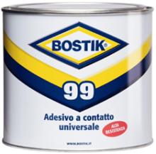 elasticità permanente, non contiene solventi, resistente alle alte temperature da -20 gradi C. a + 80 gradi C. CBD2585 - Confez. 12.00* - colla bostik art.