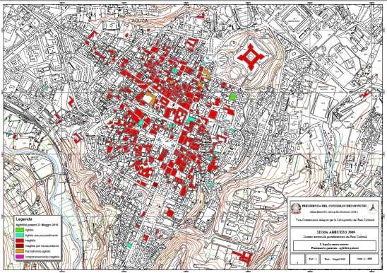 E stato inoltre realizzato un archivio fotografico contenente tutte le immagini raccolte durante la campagna di rilievo del danno.