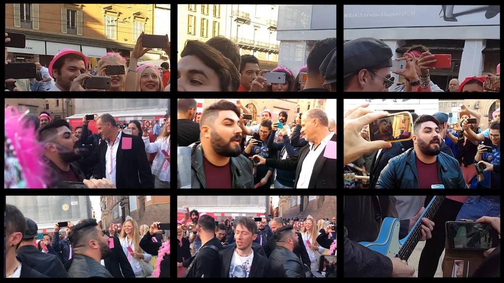 M O R G A N A P R E S S - K I T Nel settembre del 2017 la band lancia un'idea decisamente innovativa: un flash mob color Morgana proprio in Piazza Maggiore - il cuore della bella Bologna - per