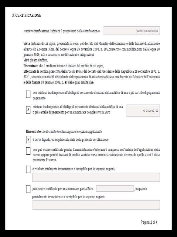 5. Compensazione con l Agente della riscossione Il creditore può chiedere all Agente della riscossione la compensazione 34 di tutto o parte del credito certificato con somme dovute a seguito di