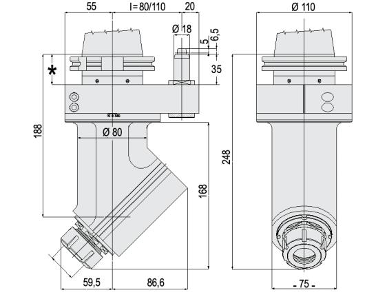 TESTE ANGOLARI A 0 E REGOLABILI DA 0 A 0 RIGHT AND 0 TO 0 ADJUSTABLE ANGLE HEADS τ = 1:1 RPM max = 3500 Nm max = 35 Peso Weight = kg 12 PER MACCHINE CON CAMBIO UTENSILE AUTOMATICO FOR AUTOMATIC TOOL