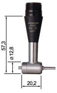 TESTE ANGOLARI A 0 E REGOLABILI DA 0 A 0 RIGHT AND 0 TO 0 ADJUSTABLE ANGLE HEADS RPM max = 20.