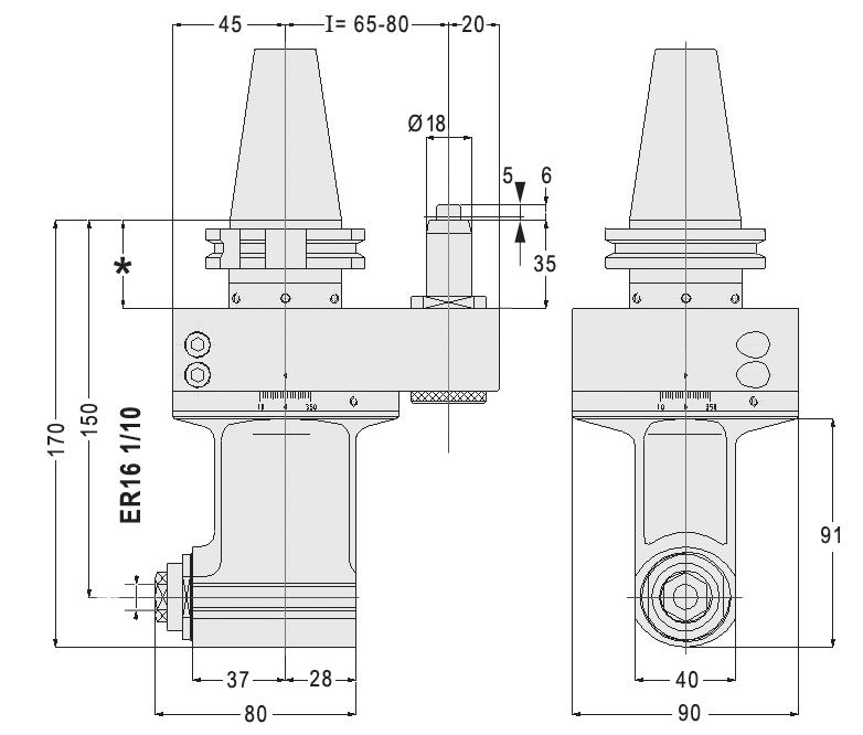 TESTE ANGOLARI A 0 E REGOLABILI DA 0 A 0 RIGHT AND 0 TO 0 ADJUSTABLE ANGLE HEADS τ = 1:1 RPM max = 6000 Nm max = 7 Peso Weight = kg 4,3 contrario opposite PER MACCHINE CON CAMBIO UTENSILE AUTOMATICO