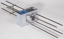 Isokorb XT 120 mm Applicazione: balconi su pilastri/solette di loggia Fabbricazione: cantiere/prefabbricati Spessore del materiale coibente: 120 mm L in mm elemento H in mm R eq (F0 / H180) con F90
