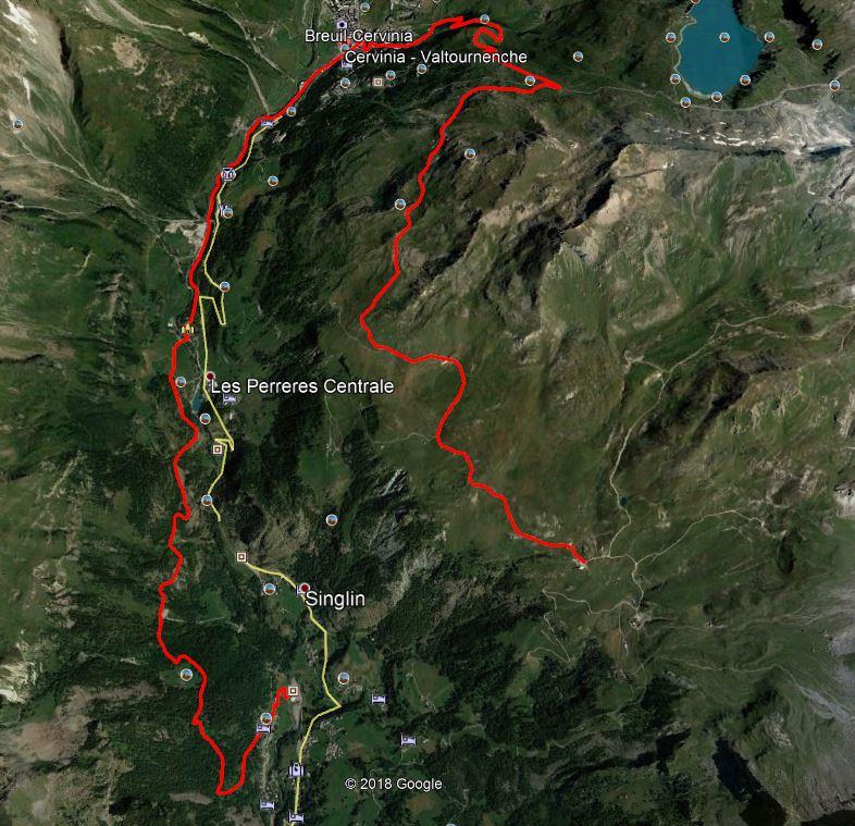 Valtournenche Percorso in mtb: Tipo di gita: relax in mezzo alla natura