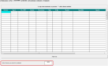 Per l'applicazione del calcolo del contributo in anagrafica ditta dovrà essere inserito il Codice Autorizzazione 8V "Fondo di solidarietà bilaterale del settore marittimo - SOLIMARE" in riferimento